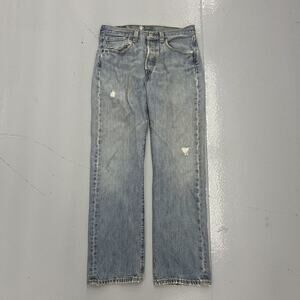 Vintage Y2k Levi's 501 Blue Straight Leg Jeans 30x30